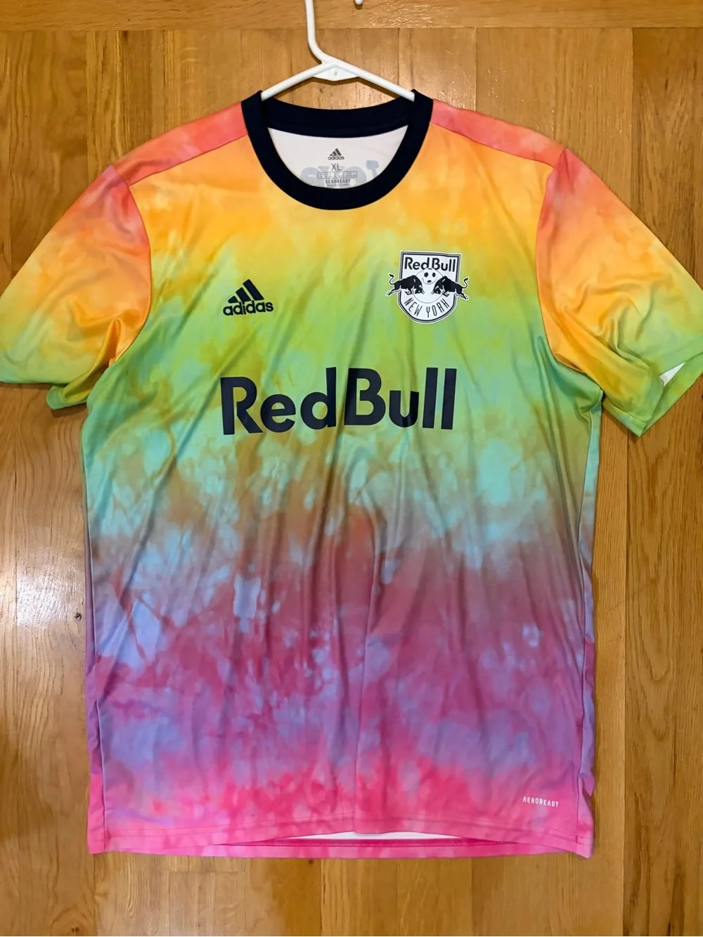 Adidas New York Red Bulls Pride Jersey “Love Unites” Tie-Dye XL